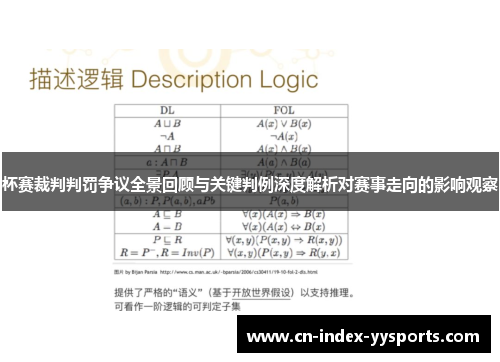 杯赛裁判判罚争议全景回顾与关键判例深度解析对赛事走向的影响观察 杯赛裁判判罚争议全景回顾与关键判例深度解析对赛事走向的影响观察